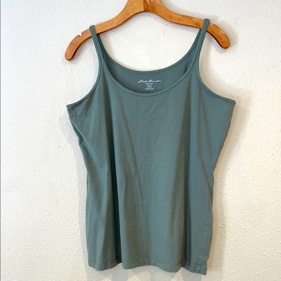 Women’s Eddie Bauer THIN stretchy summer tank top size XL - Picture 1 of 5
